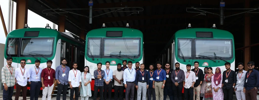 Industrial Visit to Dhaka Mass Transit Company Limited (DMTCL), Diabari, Uttara, Dhaka